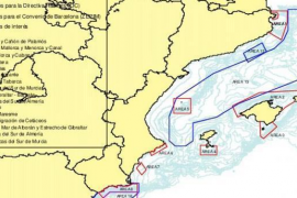 Corredor de Migració de Cetacis de la demarcació marina, situada entre les costes balears, catalanes i valencianes.
