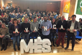 MÉS per Mallorca escenifica el seu suport a Vicenç Vidal