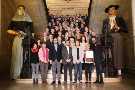 Cort ret homenatge a la banda de Música pel seu 50è aniversari.