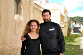 La redactora Aina Vidal amb Josep Miquel 'Valtonyc'