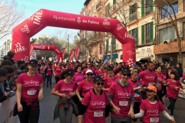 Milers de persones han participat a la segona cursa Palmadona.
