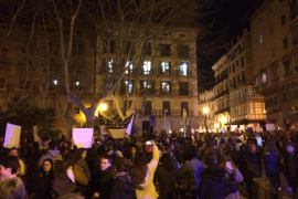 Manifestació pel dia Internacional de la Dona a Palma.