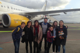 Participants en aquest intercanvi del programa Erasmus: Dani Bestard, Caty Borge, Mercè Valero, Joan Montaner, Joan Garcia, Marian Dalmau i Noemí Rodríguez.