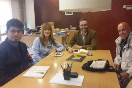 El batle de Palma, José Hila, i el tinent de batle d'Igualtat, Joventut i Drets Cívics, Aligi Molina.