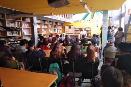 Xerrada de Valtonyc a l'IES Santa Margalida.