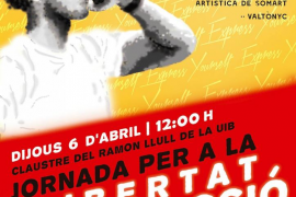 La UIB acull una jornada de solidaritat amb Valtonyc i per la llibertat d'expressió