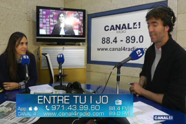 La presidenta del Sindicato de Estudiantes, Marga Vicens a Canal 4.