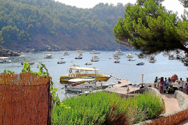 Imatge de Tuent, on l'Ajuntament també vol fer un aparcament devora la platja.