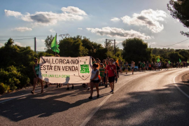 Fotografia de la Marxa Jove pel Territori de l'estiu passat a Canyamel.
