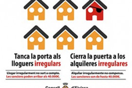 Els eivissencs poden denunciar estades turístiques no reglades enviant un missatge al Consell