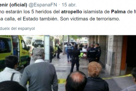 La xarxa s'omple de reaccions racistes a l'atropellament d'aquest dissabte a Palma