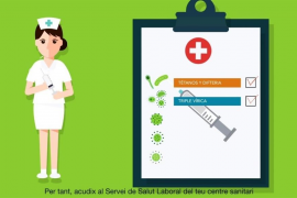 El Col·legi Oficial d'Infermeria demana al ministeri espanyol que retiri la campanya sobre vacunació per  «retrògrada i sexista»