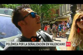 Antena 3 diu que els senyals de trànsit en valencià poden provocar accidents