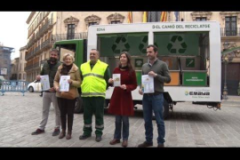 Presentació camió de reciclatge mòbil d'EMAYA