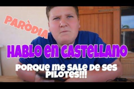 Paròdia de Miquel Montoro: Hablo en castellano porque me sale de Ses Pilotes!
