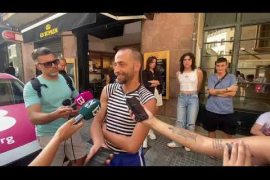 Concentració de suport a la detinguda a la protesta antitaurina de Palma
